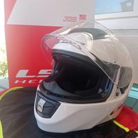 Casco moto Ls2 Bianco Vector FT2