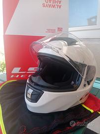 Casco moto Ls2 Bianco Vector FT2