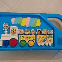 Gioco vintage per bambini "il treno degli animali"