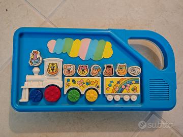 Gioco vintage per bambini "il treno degli animali"