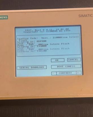 Siemens simatic tp27
