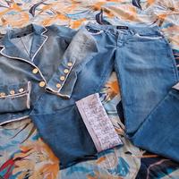 completo jeans e giacca 