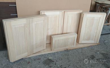 sportelli per cucina in muratura con telaio 