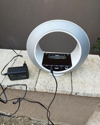 Altoparlante radiale JBL bianco/grigio per iPod