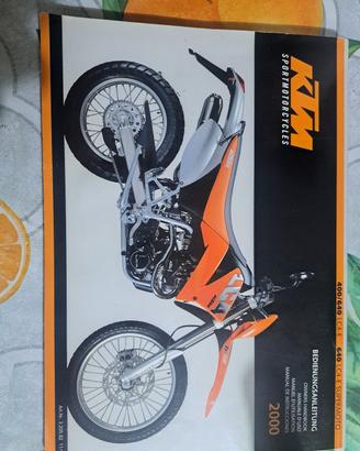 ktm 400/640 manuale uso e manutenzione 