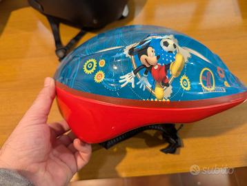 Casco bici bimbo Topolino e Paperino