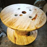 tavolo bobina legno