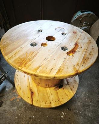 tavolo bobina legno