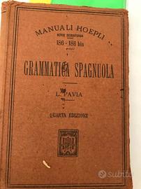 Manuale Hoepli Grammatica Spagnuola