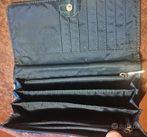 portafoglio portamonete chiusura a cerniera 