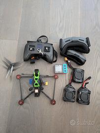 set completo drone FPV 5 pollici