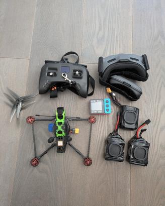 set completo drone FPV 5 pollici