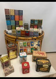 Tè Vintage scatole da collezione 