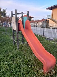 SET DA GIOCO - SCIVOLO IN LEGNO DA ESTERNO