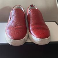 Scarpe gucci pelle rossa