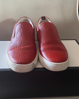 Scarpe gucci pelle rossa