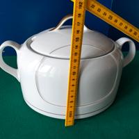 Zuppiera  porcellana e con filo oro Eschenbach 