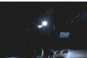 KIT 10 LAMPADE LED INTERNE PER VOLKSWAGEN VW GOLF 