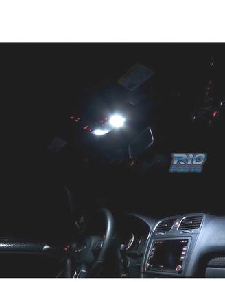 KIT 10 LAMPADE LED INTERNE PER VOLKSWAGEN VW GOLF 