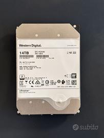 HD WD 14 TB DC HC530 SAS ENTERPRISE SALUTE 100%