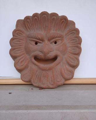 Mascherone in terracotta di Impruneta Anni 1990