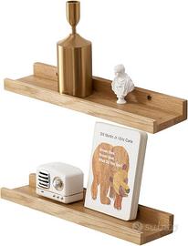Gieanoo Mensole galleggianti, 40cm, in legno