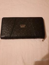 portafoglio Guess nero, come nuovo