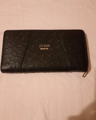 portafoglio Guess nero, come nuovo