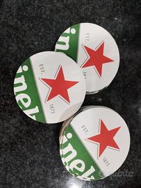 34 sottobicchieri birra Heineken (nuovi)
