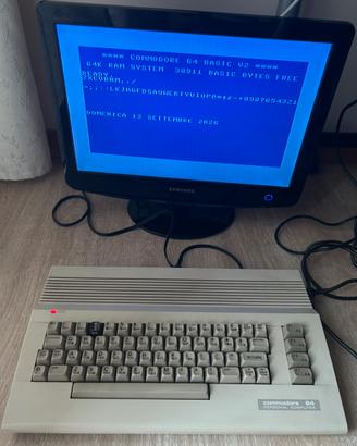 Commodore C64 64C 64 FUNZIONANTE