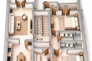 Appartamento di 133 m² con 5 locali e posto auto a