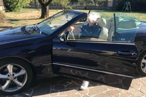 "Auto Mercedes Classe CLK cabrio blu