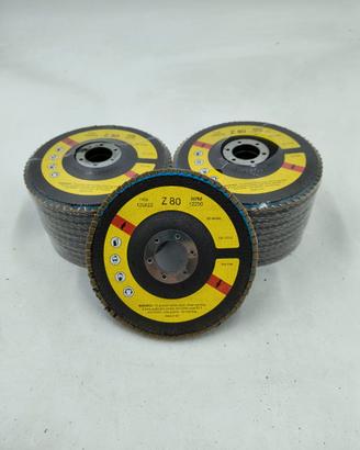 50 dischi lamellari grana 80 diametro 125