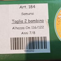 Vestito da carnevale Samurai 