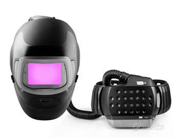 Casco per saldatori ventilato con filro e batterie