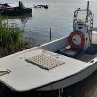Barca da fiume Shark simile a Carolina Skiff j16