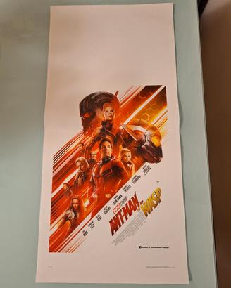 Locandina ANTMAN & THE WASP Marvel Comics 33 x 70