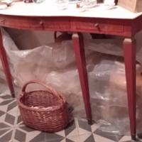 tavolo con base in marmo 6 sedie buffet e contr