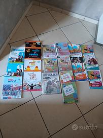 libri di testo  2 e 3 media