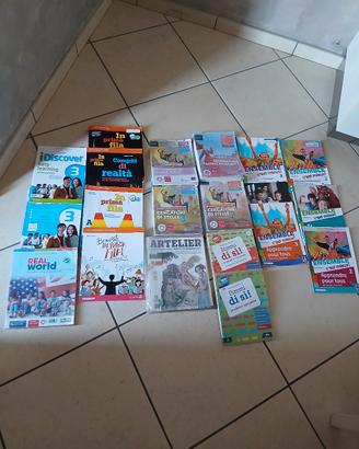 libri di testo  2 e 3 media