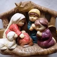 PRESEPE-NATIVITA' ETNICA cm 14x8xh10 -