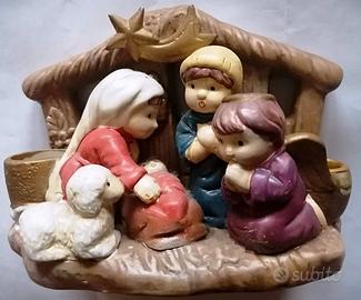 PRESEPE-NATIVITA' ETNICA cm 14x8xh10 -