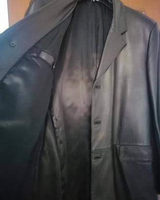 cappotto in vera pelle 