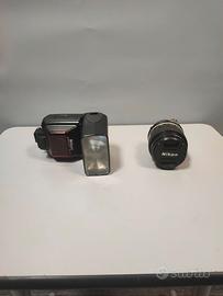 Nikon MicroNikkor 55/2,8 eflash Nikon SB24