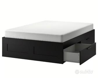 Struttura Letto IKEA mod. BRIMNES 140x200