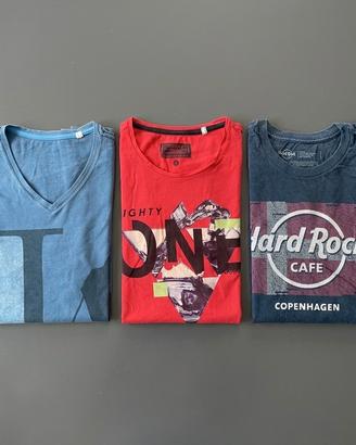 Set 3 magliette Guess / Hard Rock Cafe - taglia S