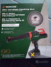 Pistola mastici-siliconi-a batteria Parkside