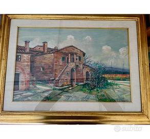 Quadro olio su tela Armando Sainati