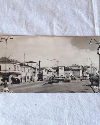 Cartolina postale d'epoca panorama stradale Rovigo