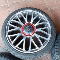 Set 4 cerchi Abarth completi pneumatici all season
